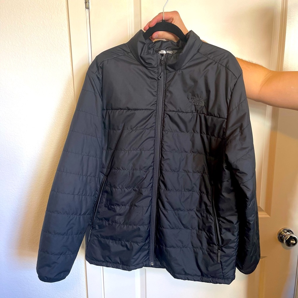 Black North Face Jacket, packable down , XL , MENS